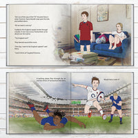 Official England Rugby Personalised Children's Book