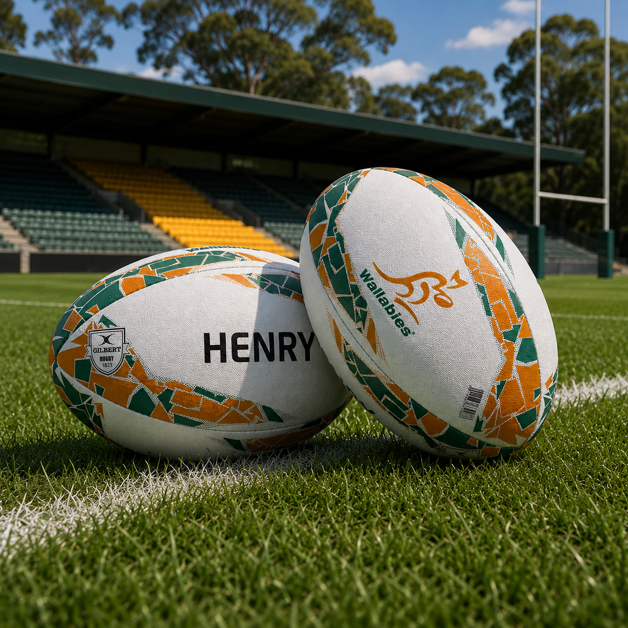 Personalised Australia Rugby Supporter Ball
