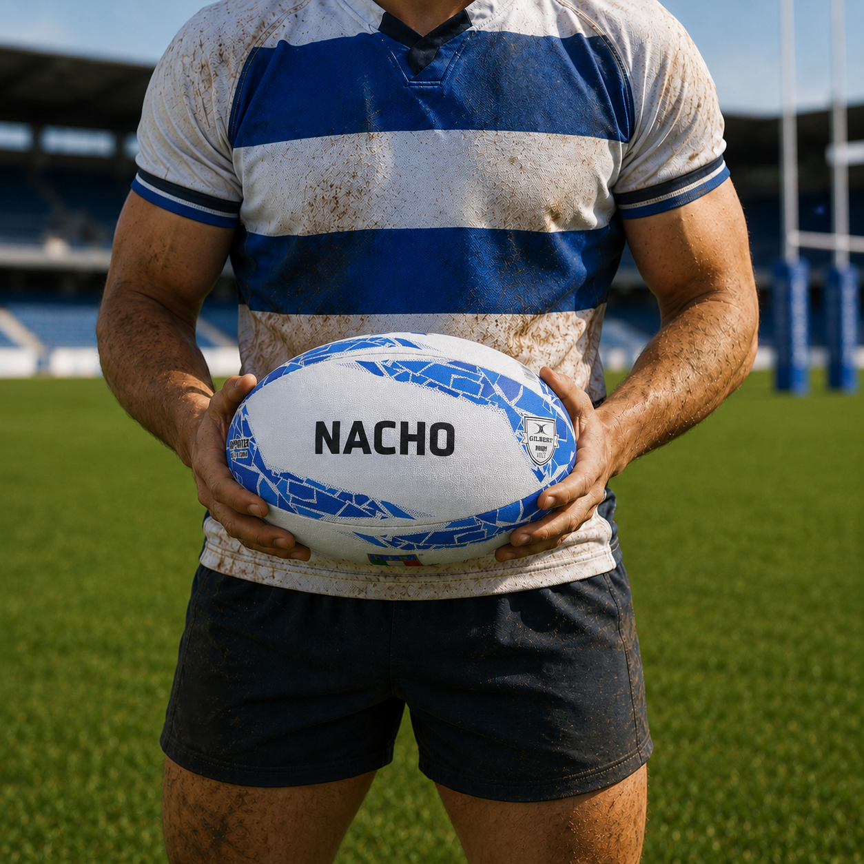 Balón de apoyo de rugby de Italia
