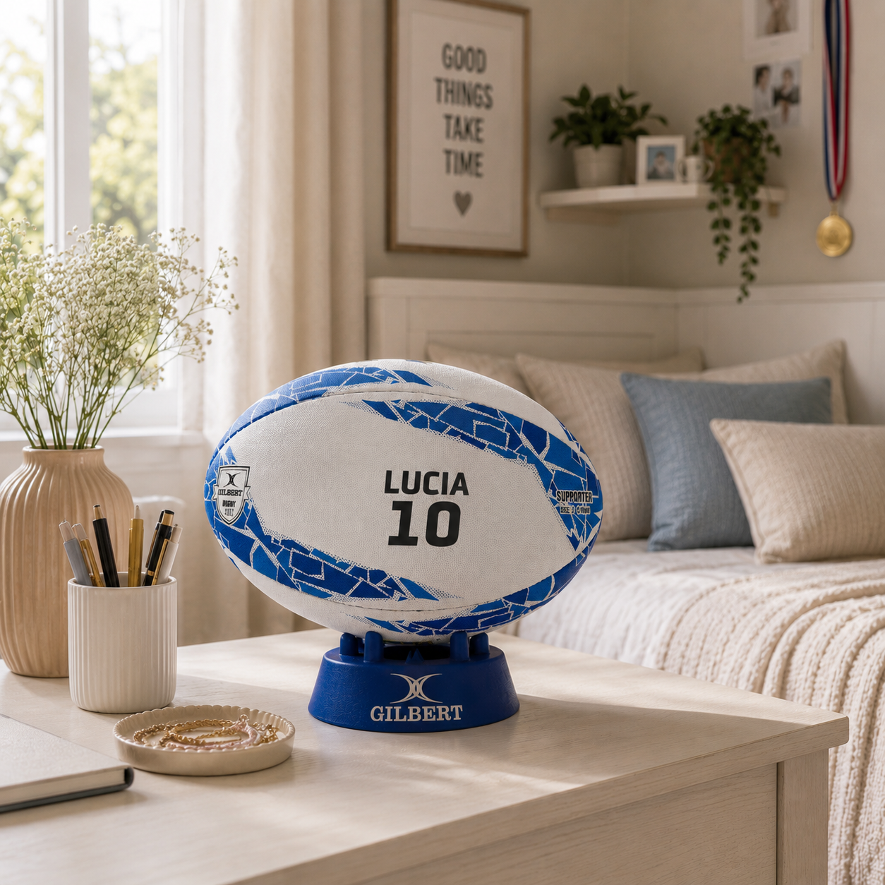 Balón de apoyo de rugby de Italia