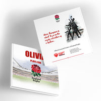 Official England Rugby Personalised Children's Book