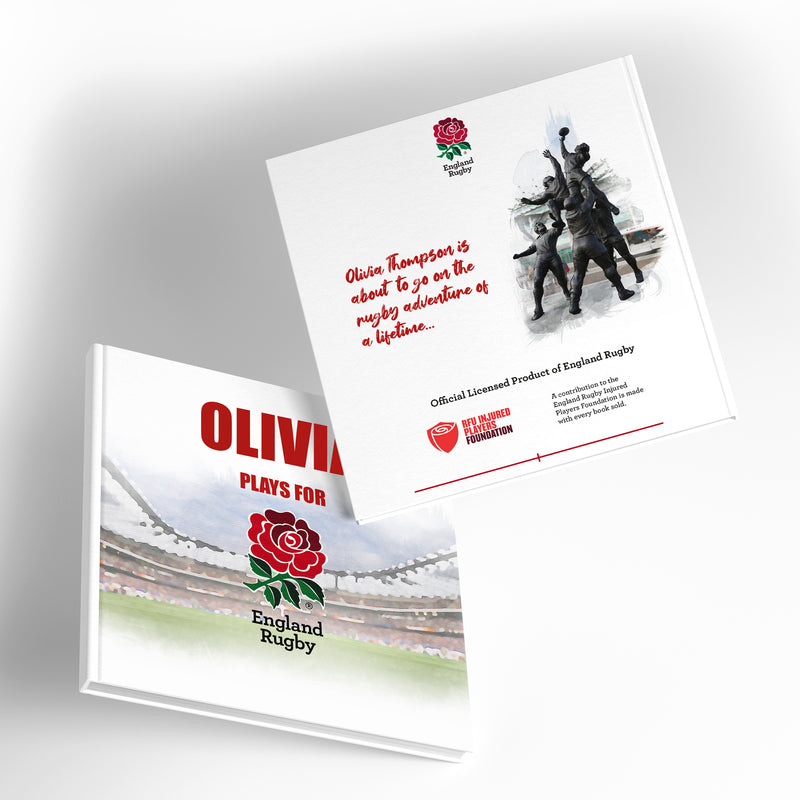 Official England Rugby Personalised Children's Book