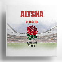 Official England Rugby Personalised Children's Book