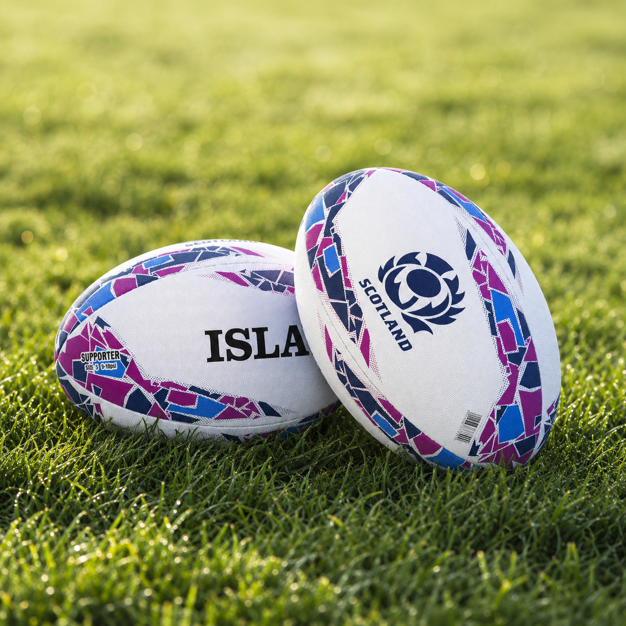 Balón de rugby para aficionados de Escocia