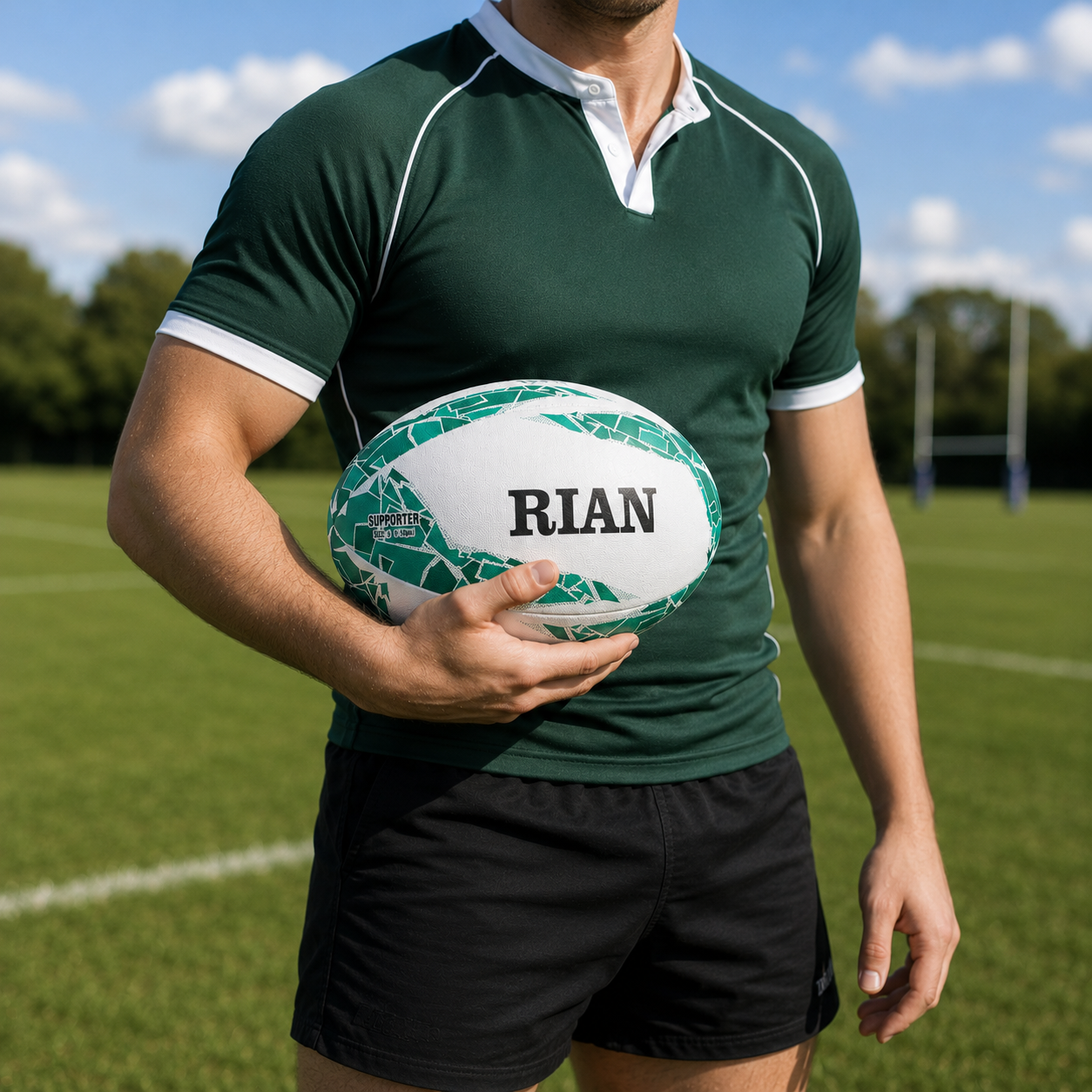 Balón de aficionado de rugby de Irlanda