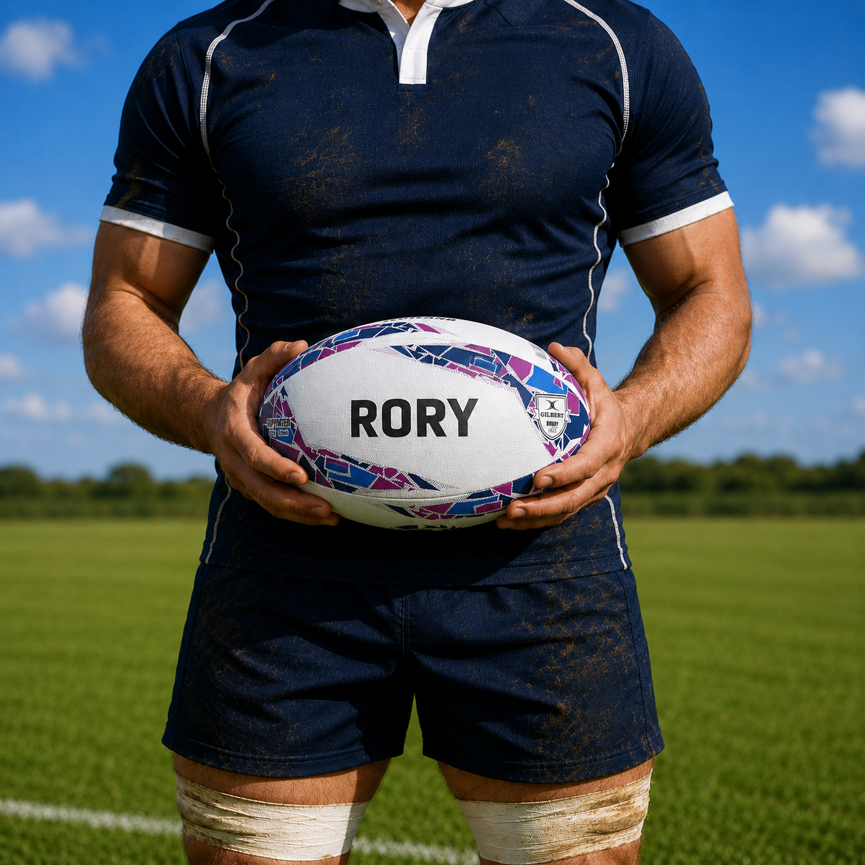 Balón de rugby para aficionados de Escocia