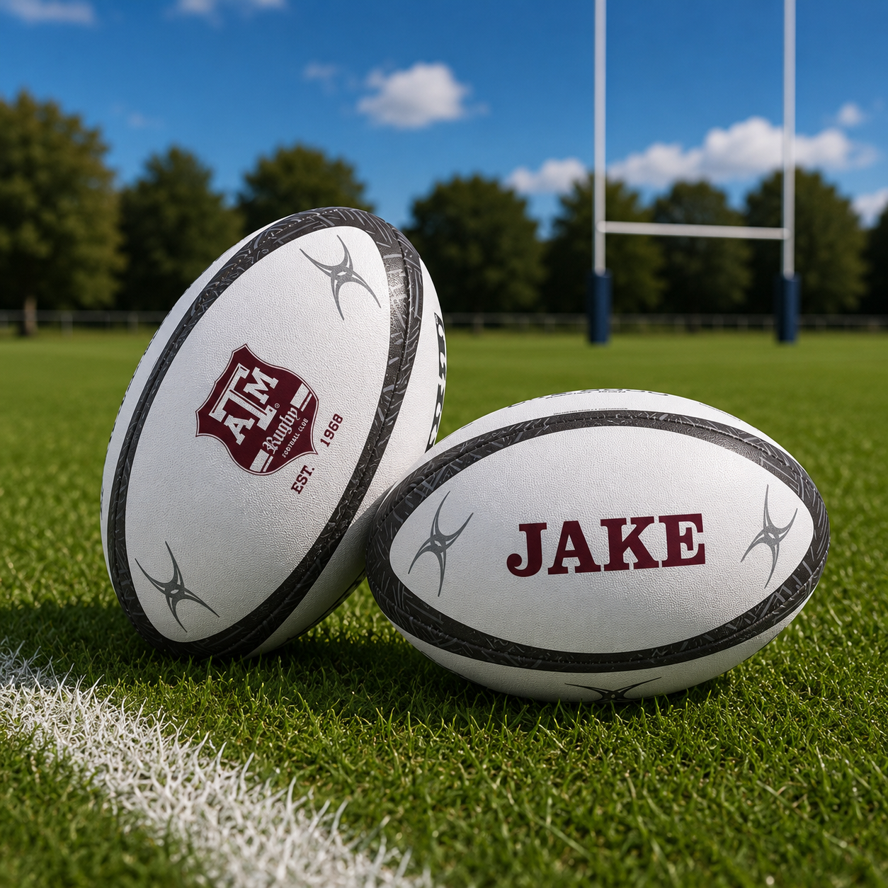 Balón de apoyo de rugby de Italia
