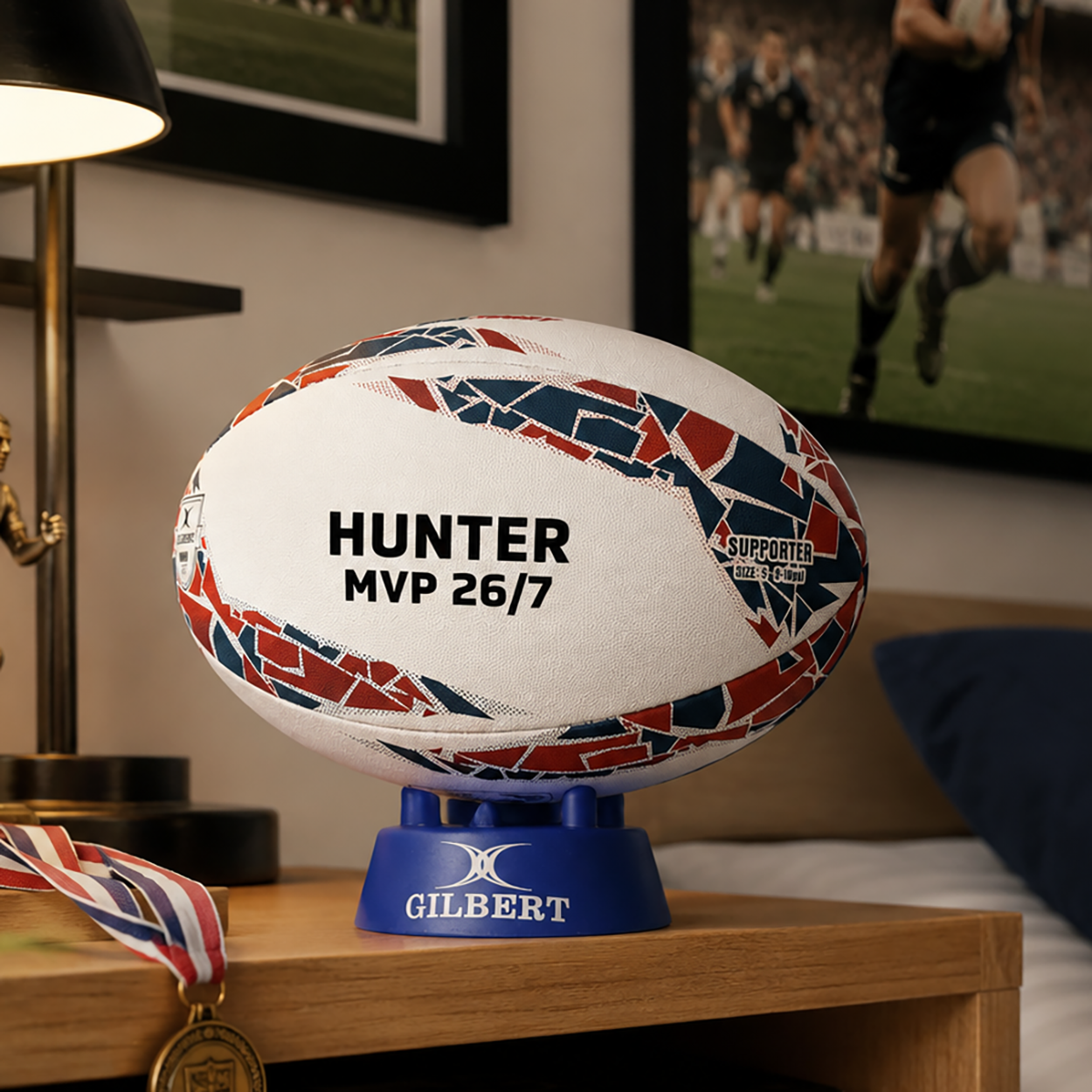 Personalised USA Rugby Supporter Ball
